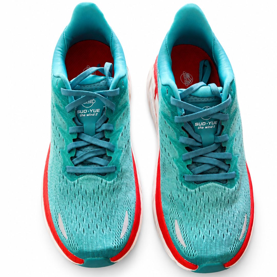 Sports Casual Outdoor Mesh Lightweight Breathable Non-Slip Soft-Sole Walking Shoes for Seniors 25510BLUE